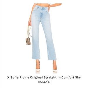 Rolla’s straight jeans in size 27. Originally bought for $99 on Revolve